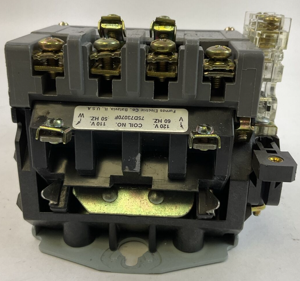 FURNAS SIZE 1 STARTER (14DS+32A CONTACTOR COIL 120V & 48ASD3M20 RELAY 2.5-10A)