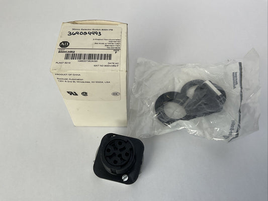 ALLEN BRADLEY 800H-HR2 SER F 30mm SELECTOR SWITCH 2-POSITION NON-ILLUMINATED