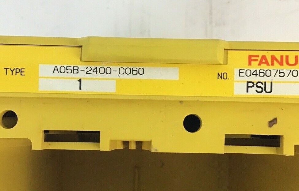 FANUC A05B-2400-C060 2SLOT RACK CHASSIS W/ FAN A02B-0260-C021