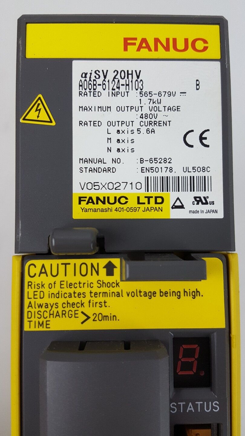 FANUC A06B-6124-H103    AC Servo Amplifier Module