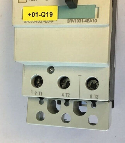 SIEMENS 3RV1031-4EA10 MOTOR CONTROLLER 690V 125A 50/60HZ