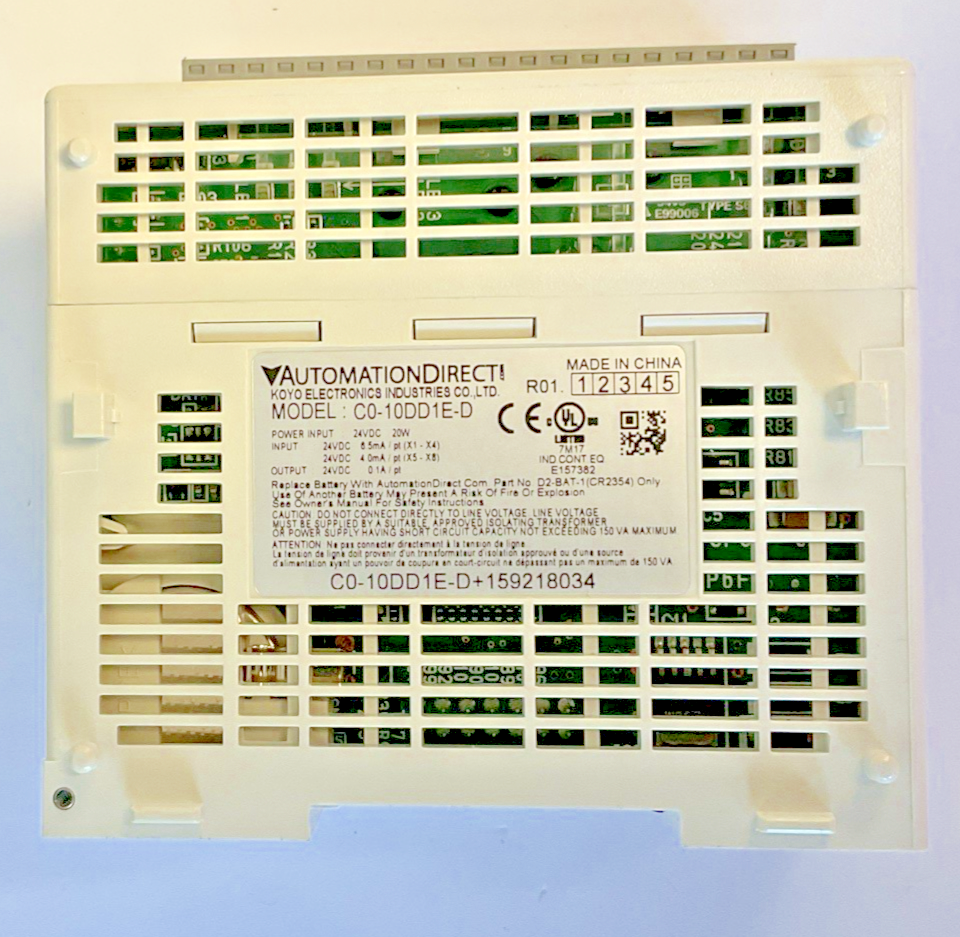 KOYO C0-10DD1E-D PLC ETHERNET MODULE AUTOMATION DIRECT  24VDC 20W CLICK