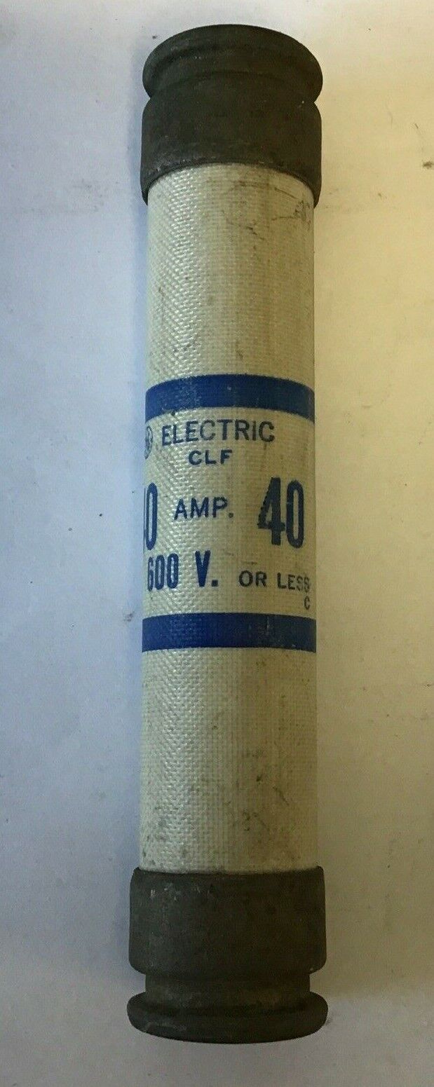 GENERAL ELECTRIC GF6B40 FUSE TYPE CLF 600V 40AMP ***LOTOF5***