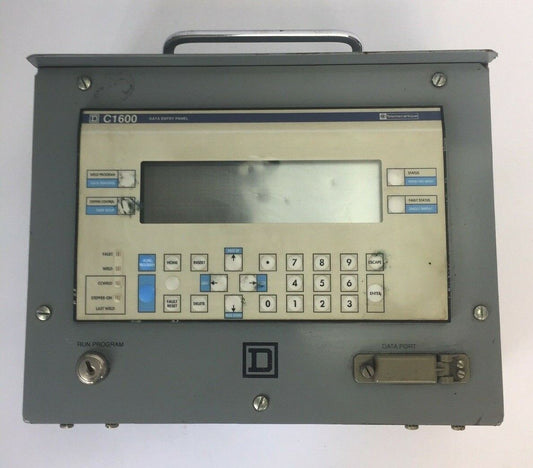 SQUARE D 52046-170-50 C1600 DATA ENTRY PANEL VER. 1.07