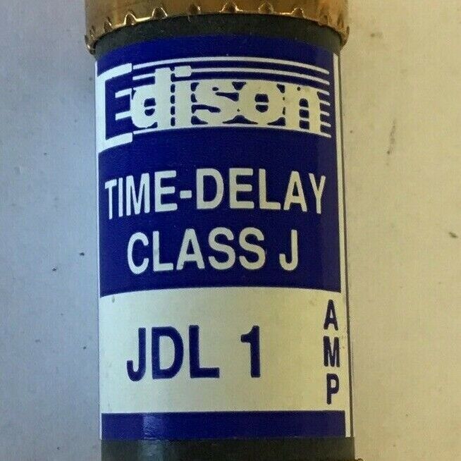 EDISON JDL1 TIME DELAY CLASS J 600VAC TYPE D 200KA ***LOTOF8***