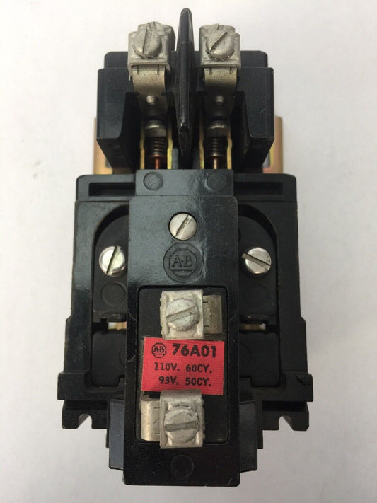 ALLEN BRADLEY 700BR200A1 RELAY 600VAC 10AMP NON-INDUCTIVE 76A01 COIL 110V 60CY