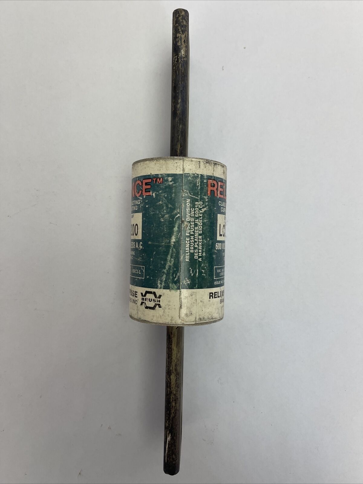 RELIANCE LCU1200 CLASS L FAST ACTING CURRENT LIMITING FUSE 1200AMP 600VAC