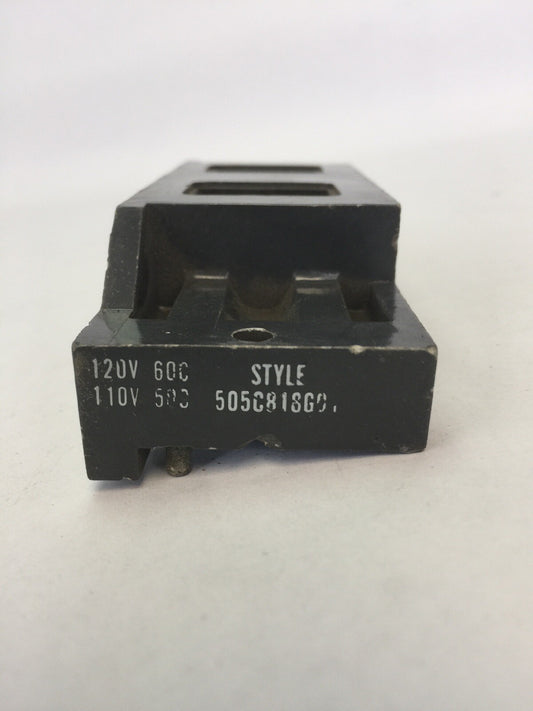 CUTLER HAMMER 505C818G01 COIL 120V 60CY 110V 50CY