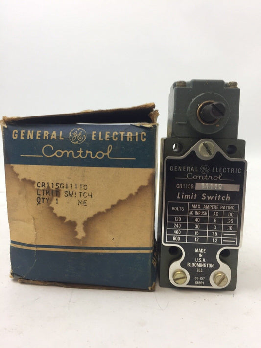 GE CR115G11110 LIMIT SWITCH 600 V