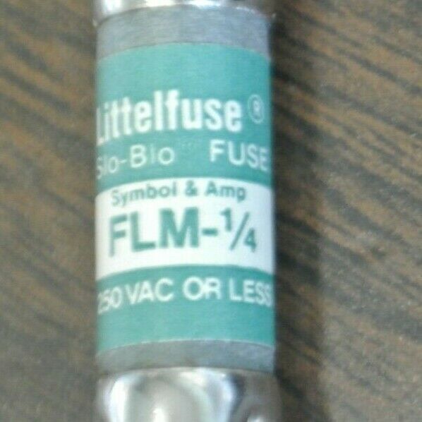 LOT of 9 / LITTELFUSE FLM1/4 TIME DELAY FUSE 1/4A / 250V / NEW SURPLUS / FLM-1/4
