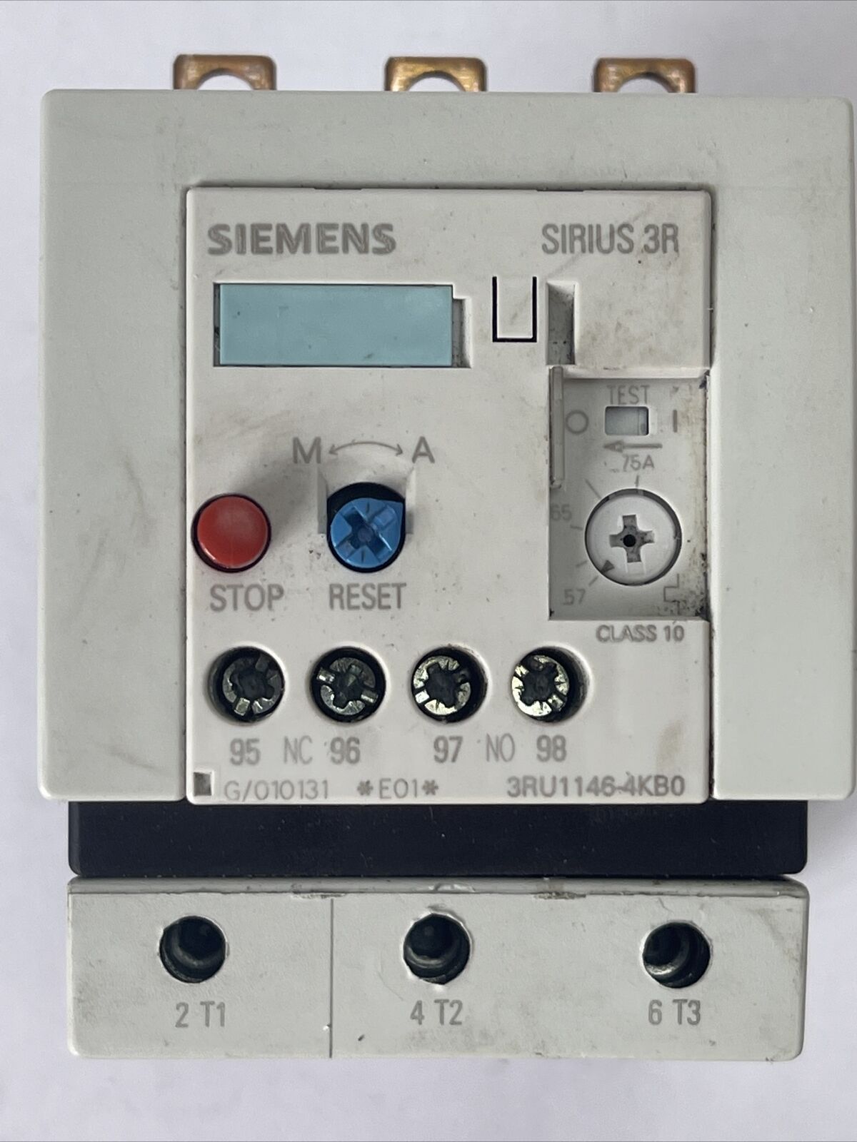 SIEMENS 3RU1146-4KB0 OVERLOAD RELAY 57-75A