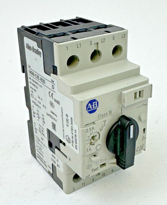ALLEN-BRADLEY - 140M-C2E-B25 SER. D - MANUAL MOTOR PROTECTOR - 1.6 A - 2.5 A