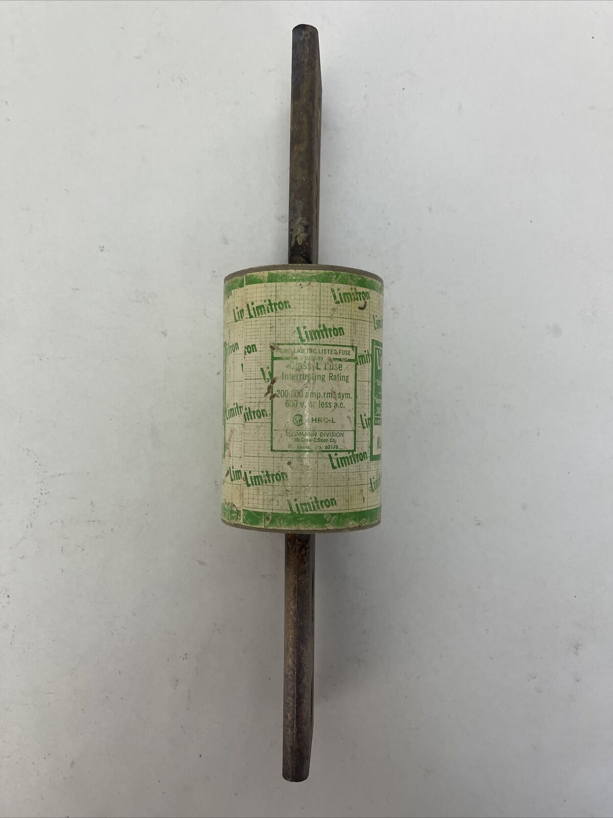 BUSS LIMITRON KLU1000 FUSE 1000AMP 600VAC CLASS L