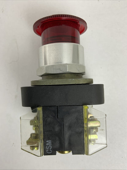 ALLEN BRADLEY 800T-PB16 SER T TYPE 4, 13 120V 50/60HZ PUSH BUTTON