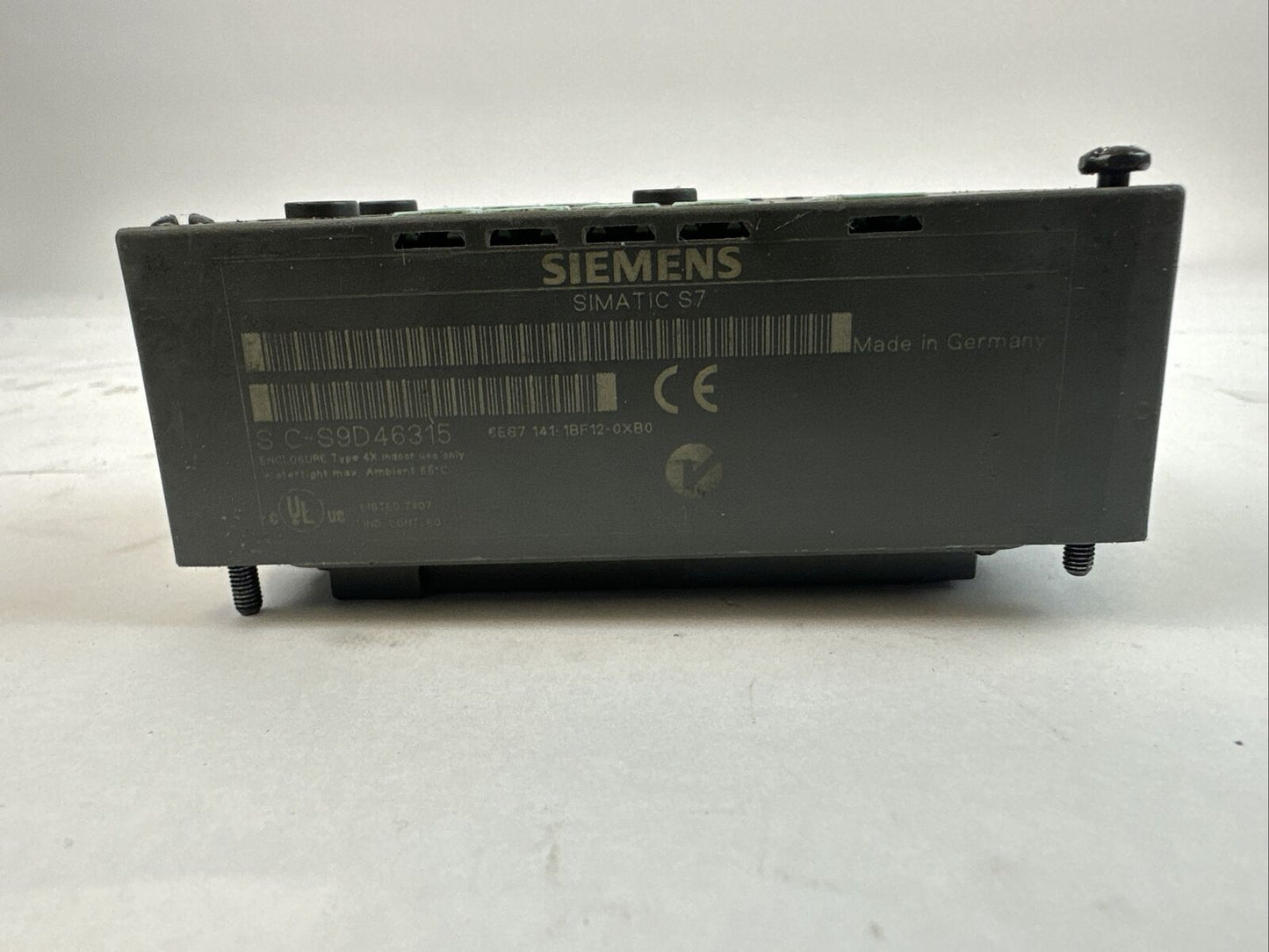SIEMENS SIMATIC S7 6ES7 141-1BF12-0XB0 BASIC MODULE ET 200X DI 8 X DC 24V