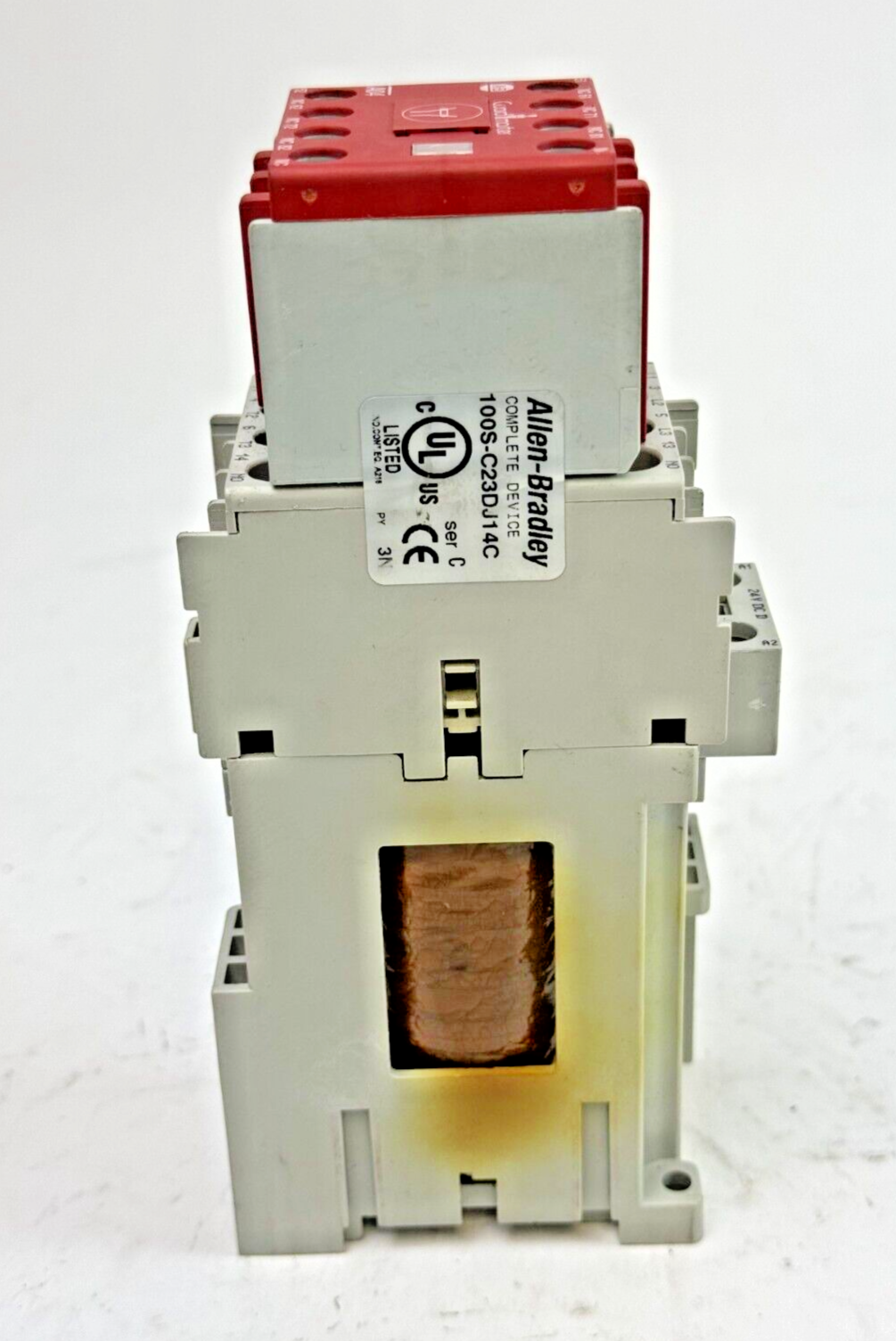 ALLEN-BRADLEY - 100S-C23DJ14C SER. C - SAFETY CONTACTOR W/ 24 VDC COIL