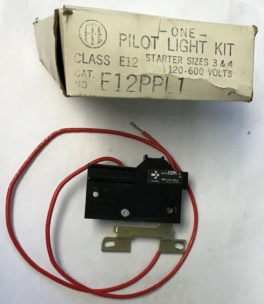 ITE PILOT LIGHT KIT CLASS E12 STARTER SIZE 3&4 E12PPL1 120-600VOLTS