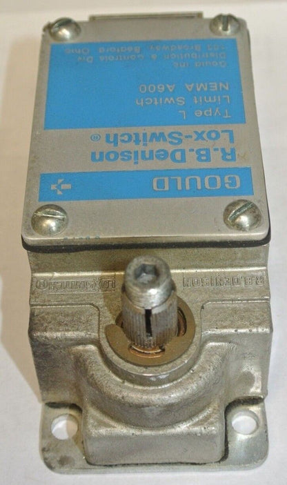 R.B. DENISON L100WN-2M LIMIT SWITCH 600V MAX GOULD / TELEMECANIQUE NEW SURPLUS