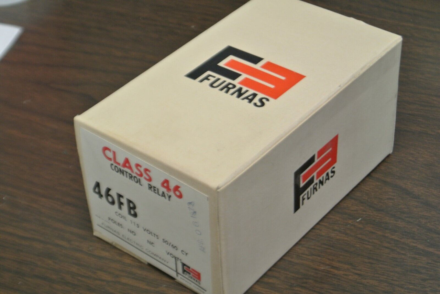 FURNAS 46FB CONTROL RELAY BASE / 115V, 50/60Hz / COIL / NEW SURPLUS