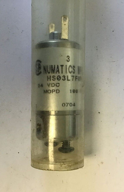 ASCO HS03L7F00B NUMATICS MPG 24VDC 100PSI SOLENOID VALVE