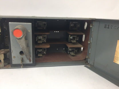 SYLVANIA QSFT353B TWIN PANELBOARD FUSIBLE 30AMP 600VAC 3 POLE 7 1/2 HP
