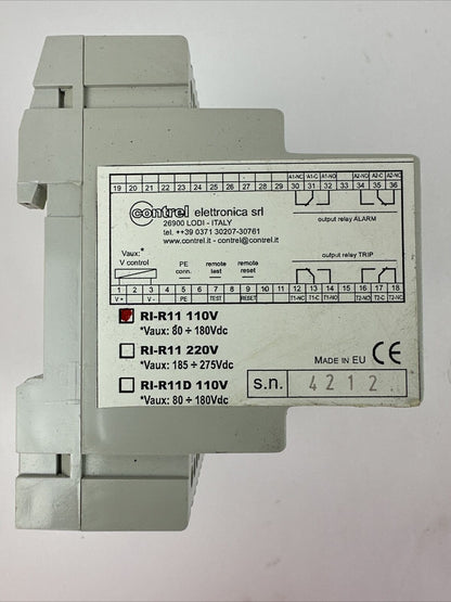 CONTREL RI-R11 INSULATION MONITOR RELAY