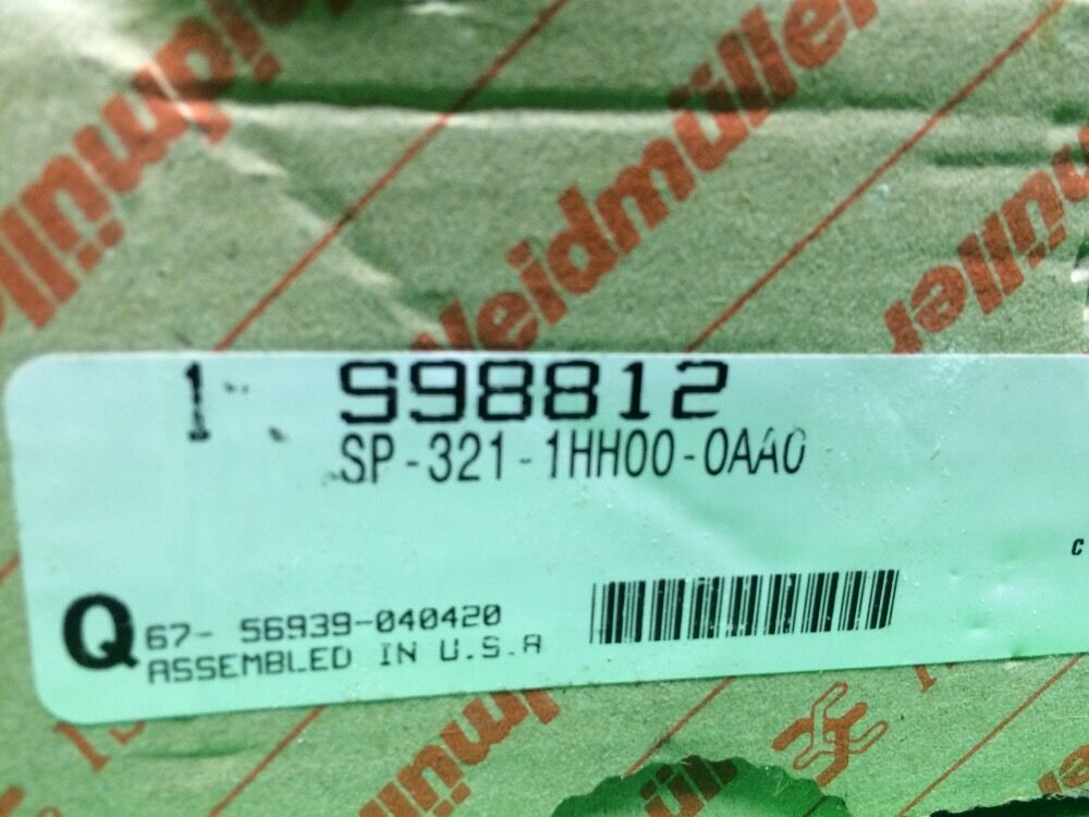 WEIDMULLER SP-321-1HH00-0AA0 DIGITAL OUTPUT ADAPTER 998812