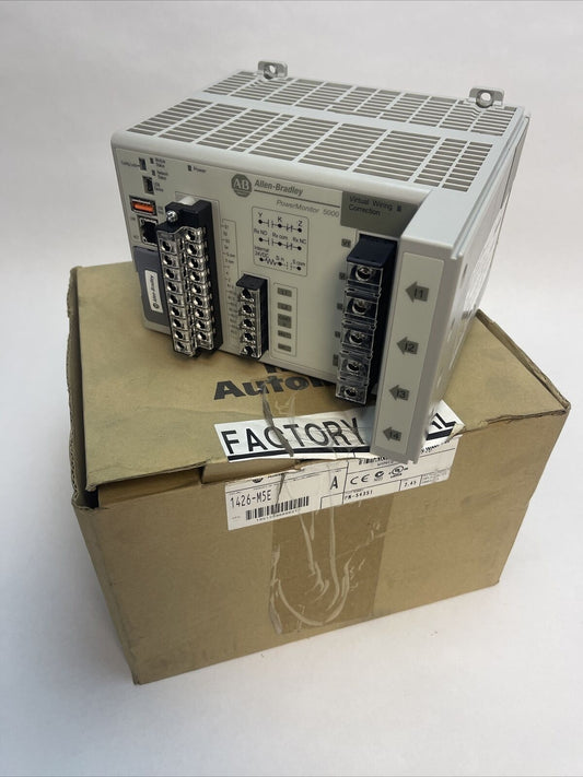 ALLEN BRADLEY 1426-M5E POWER MONITOR 5000 BASIC MODULE SER A FRN 2.45