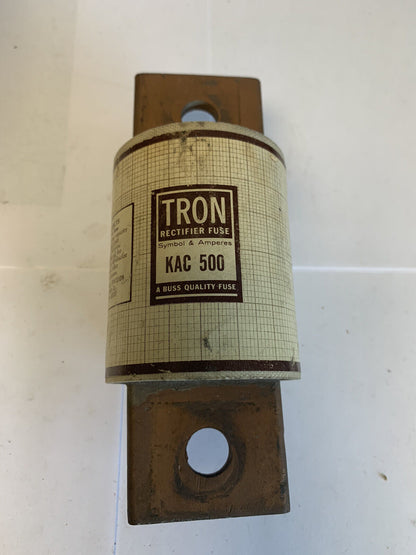 Bussmann Tron KAC500 500A 600V Rectifier Fuse