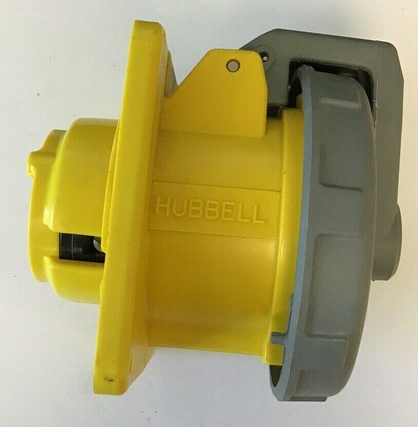 HUBBELL 330R4W PIN&SLEEVE RECEPTACLE PLUG 30A 125VAC