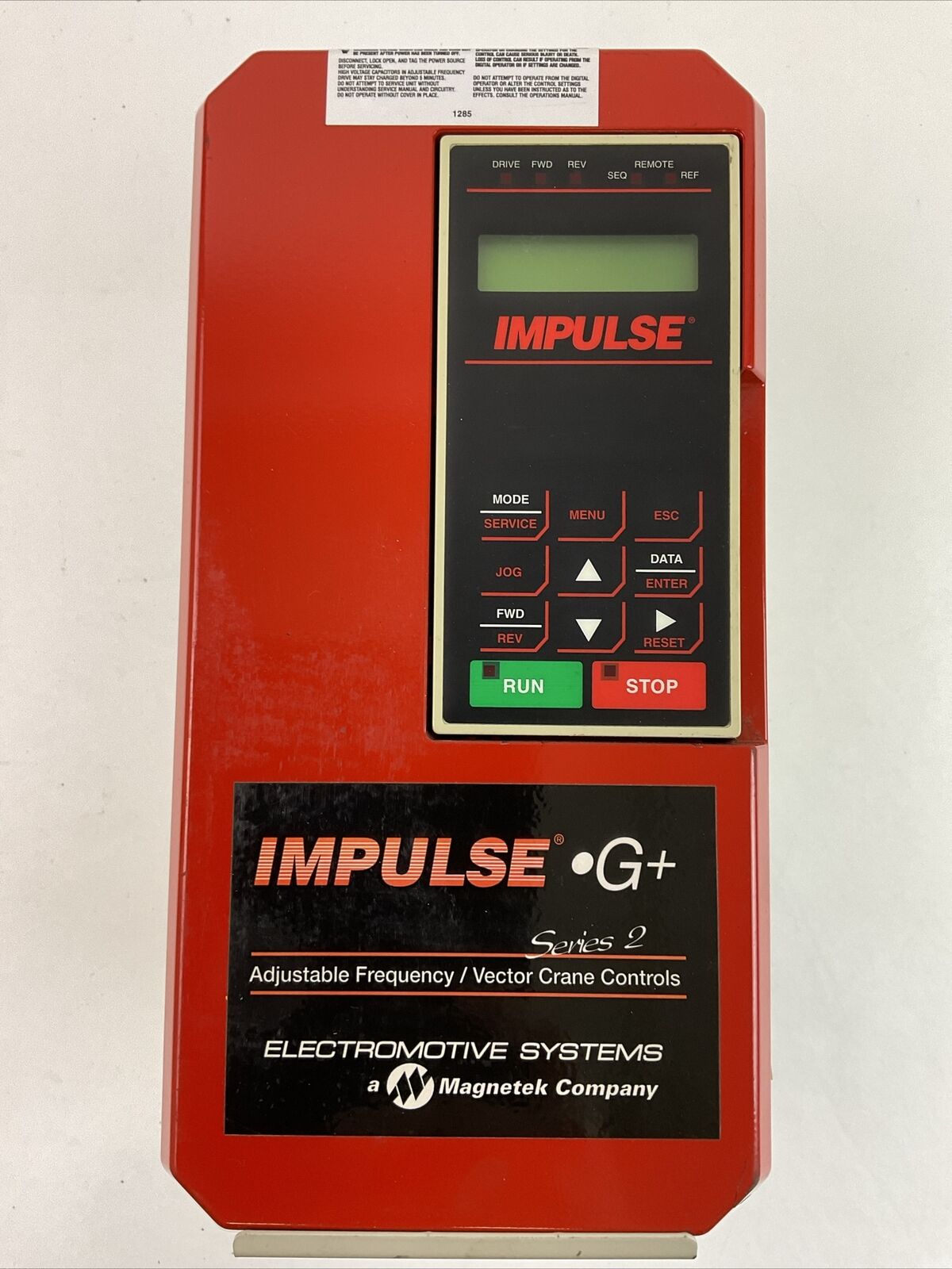 IMPULSE G+ CIMR-G5M41P5 ADJUSTABLE FREQUENCY DRIVE 4005-AFG+ 5.1A 460VAC 3PH