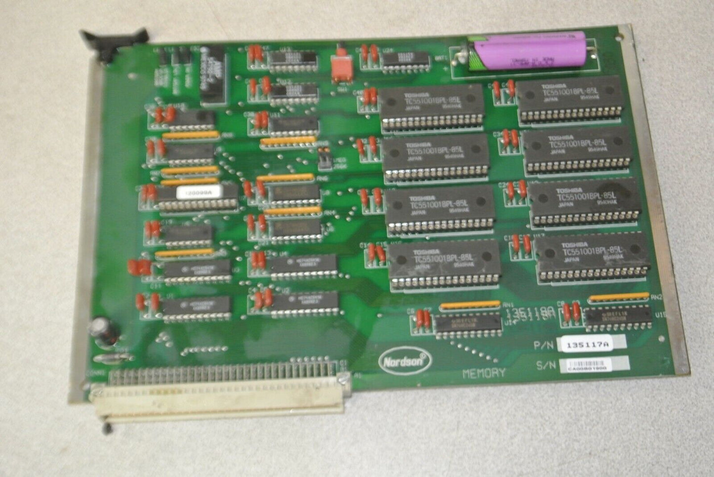 NORDSON 135117A MEMORY BOARD / CIRCUIT BOARD