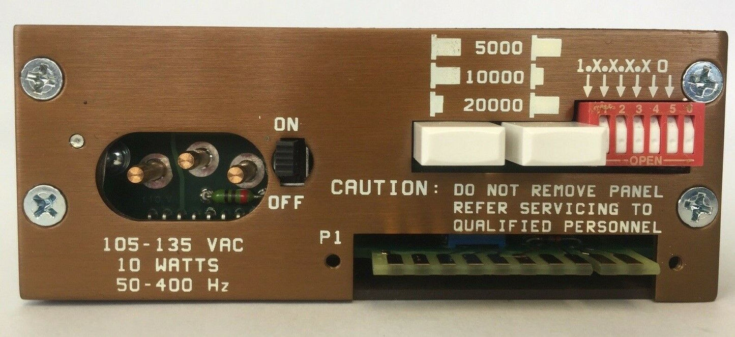 DAYTRONIC 3240A FREQUENCY CONDITIONER/INDICATOR 105-135 VAC 10 WATTS 50-400 HZ