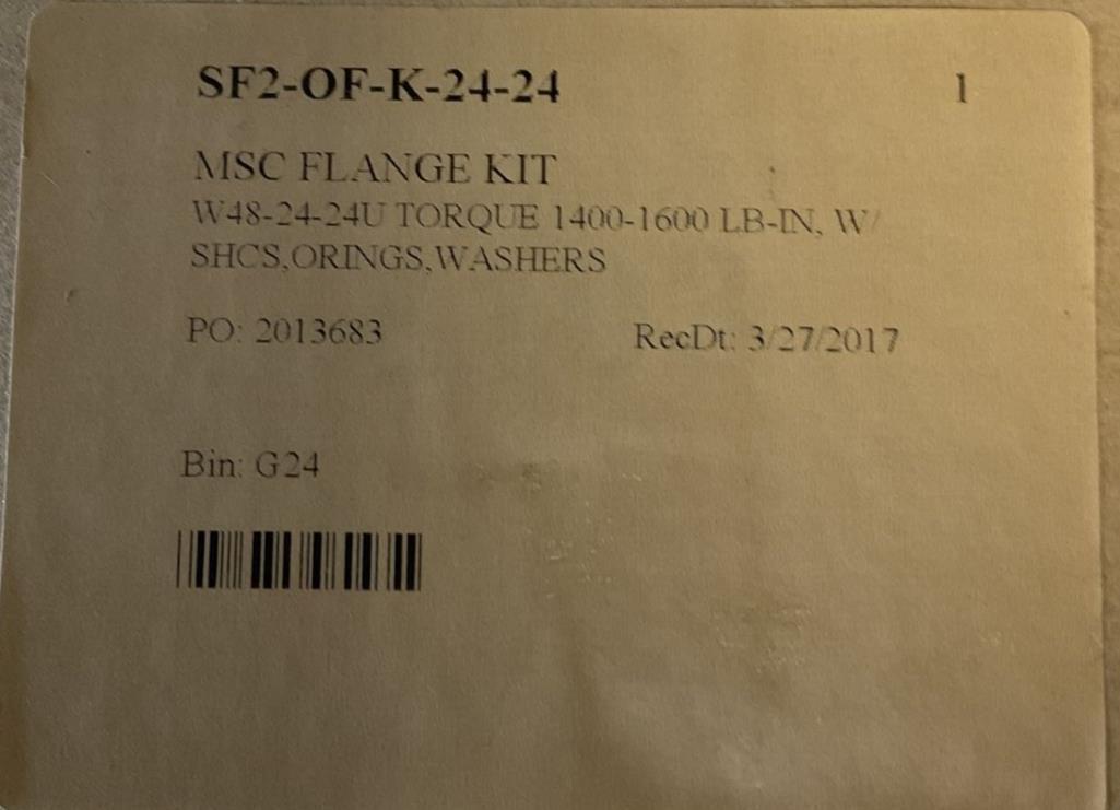 ANCHOR SF2-OF-K-24-24 MSC FLANGE KIT W48-24-24U 1400-1600LB-IN