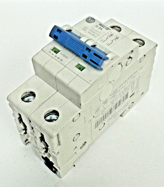 ALLEN-BRADLEY - 1492-SPM2D030 SER. D - CIRCUIT BREAKER - 2 P, 3 A, 277 V