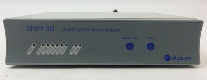 DIGICOM SNM50 LEASED & PSTN V34 MODEM 230V 60mA 50Hz