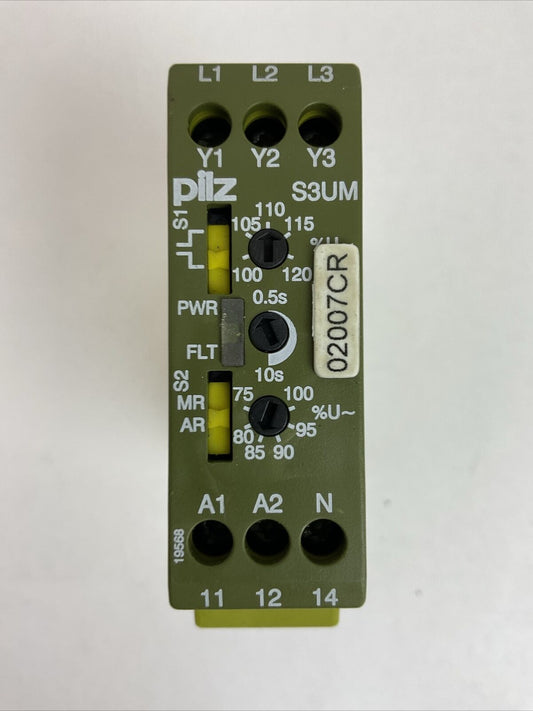PILZ S3UM 24VDC UM 400/440VAC SAFETY RELAY