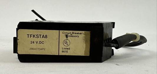 GE TFKSTA8 SHUNT TRIP 24VDC 286A7734P2 F225 C/B ACCESSORY