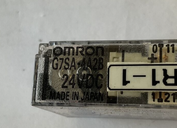 OMRON P7SA-14F-ND RELAY SOCKET BASE 20A W/G7SA-4A28 24VDC RELAY ***LOTOF2***
