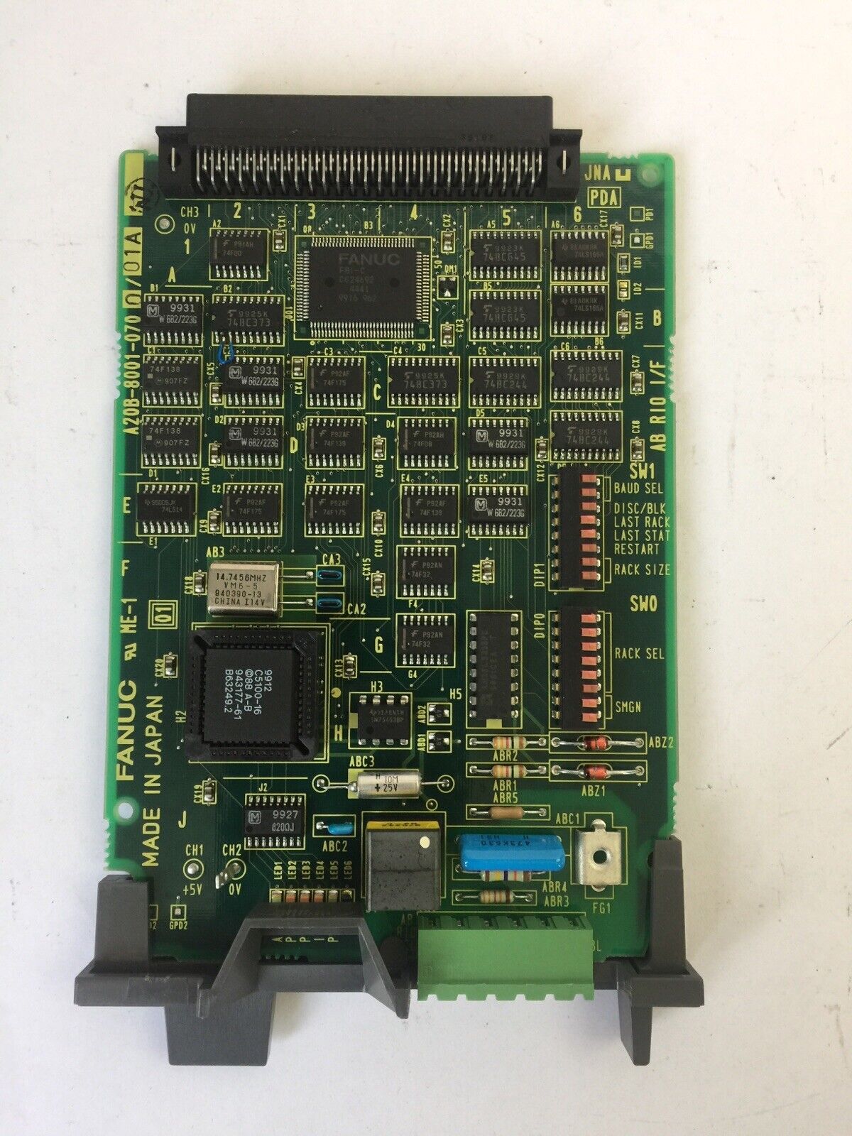 FANUC A20B-8001-0700/01A INTERFACE CARD CIRCUIT BOARD ABRIO I/F