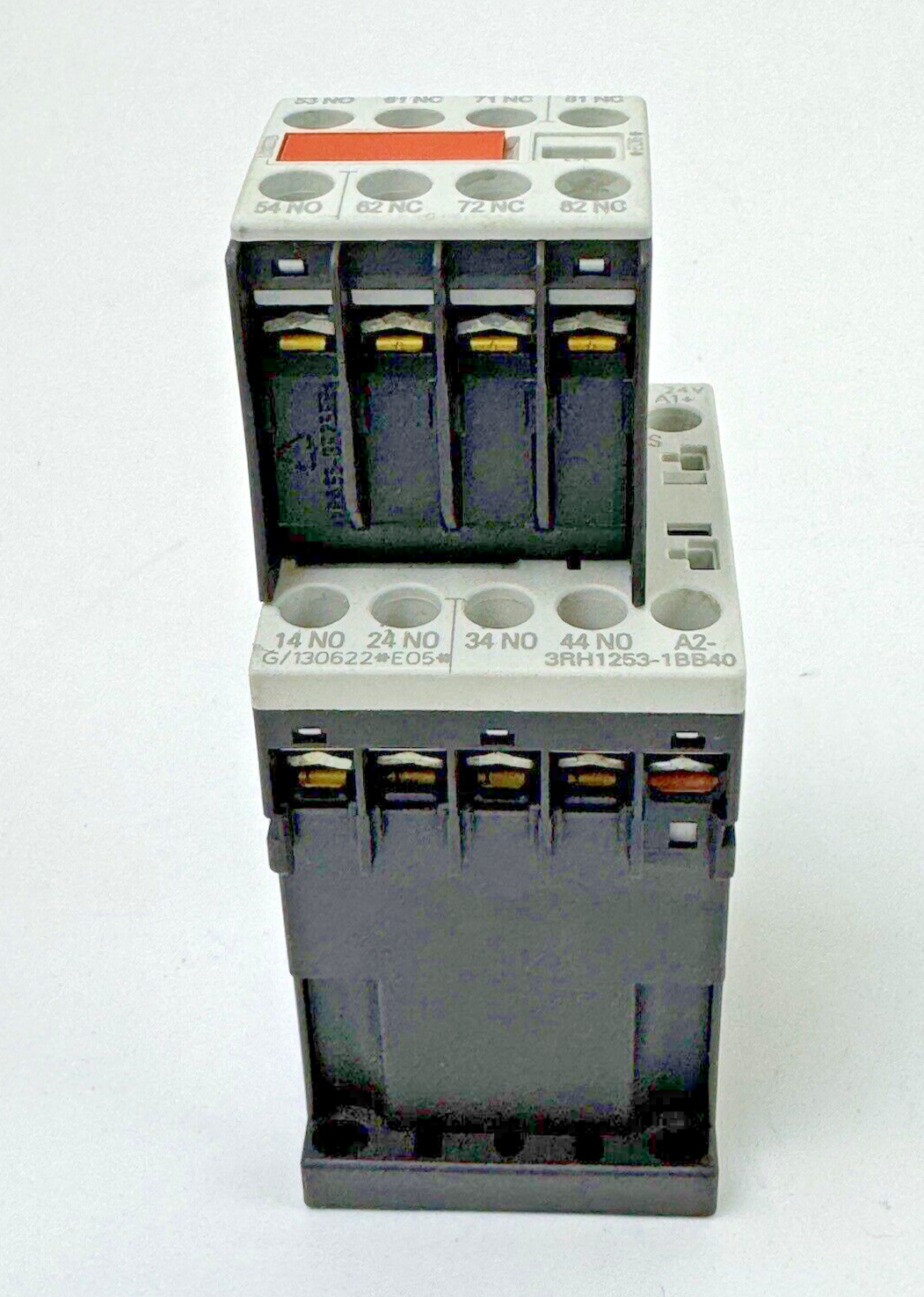 SIEMENS - 3RH1253-1BB40 - CONTACTOR & SIEMENS - 3RH1911-1GA13-3AA1 - AUX. BLOCK