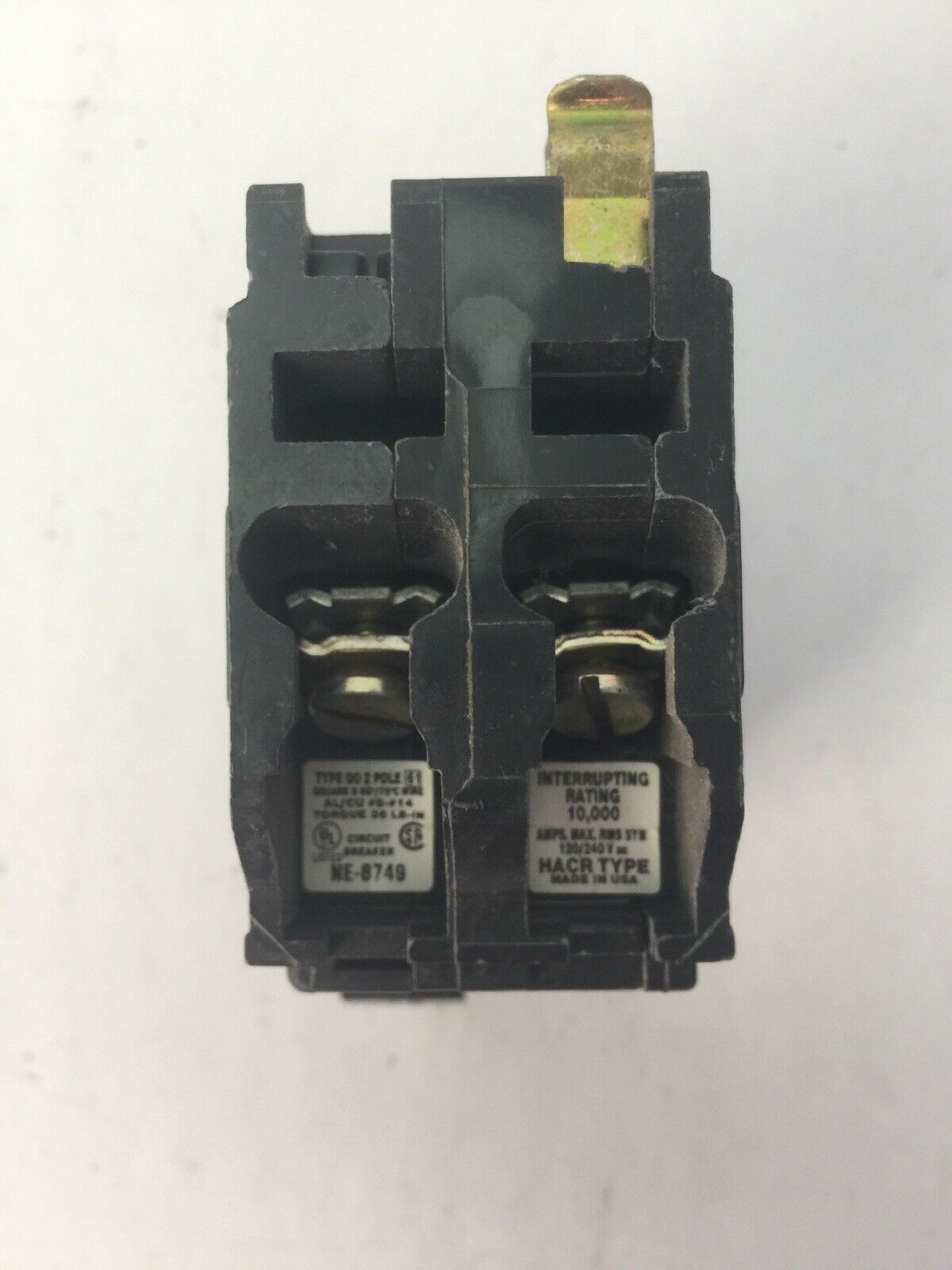 SQUARE D QO220 CIRCUIT BREAKER 20AMP 2 POLE 120/240VAC