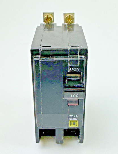 SQUARE D - QOB2100VH - CIRCUIT BREAKER - 2 POLE/100A/240 VAC