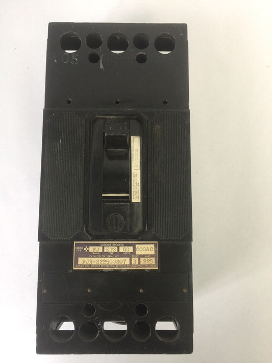 ITE SIEMENS FJ3-S22500S07 CIRCUIT BREAKER 600VAC 225AMP 3POLE