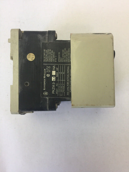 KLOCKNER MOELLER PKZM 3-6,3-U-NA 600V-AC 40HP MANUAL MOTOR STARTER 3.5-6.0A