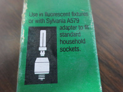 SYLVANIA 20401 F9TT/D827 SOFT WHITE TWIN TUBE COMPACT FLUORESCENT BULB LOT of 7