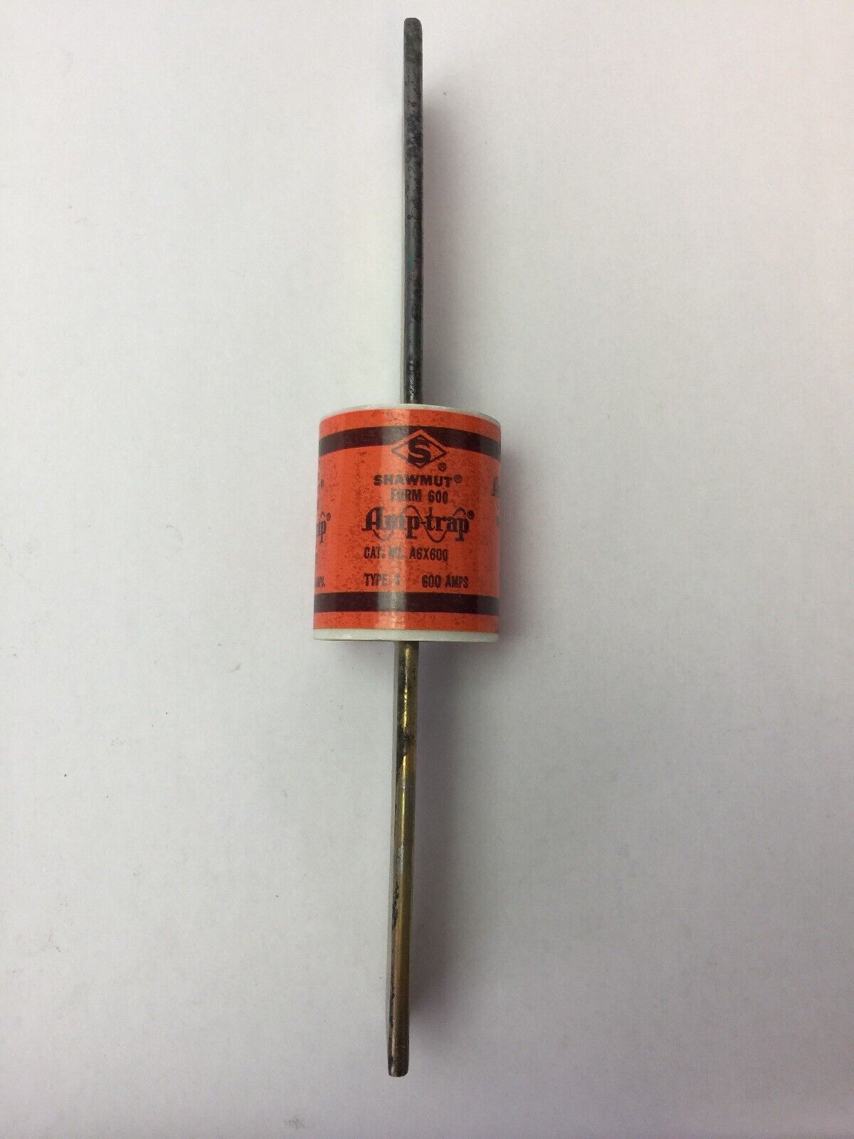 SHAWMUT AMPTRAP A6X600 FUSE 600 AMP 600 VOLTS AC/DC TYPE 4 FORM 600