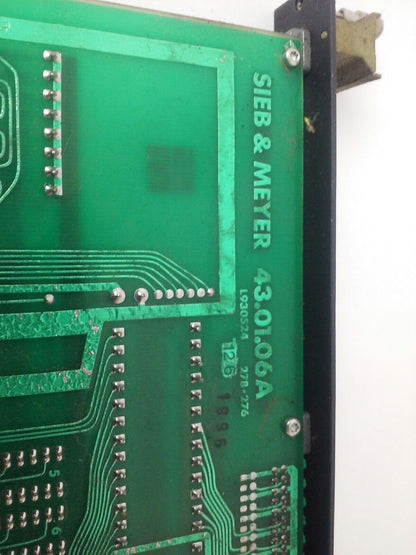 SIEB & MEYER CSS90 SPINDLE OUTPUT 43.01.06A, B930524, K256959, L930524 278.276