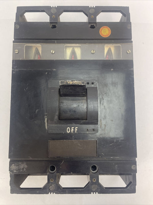 SQUARE D MAL36000VS CIRCUIT BREAKER 1000AMP 600VAC 250VDC 3POLE