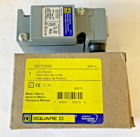 SQUARE D 9007C54G LIMIT SWITCH SER.A